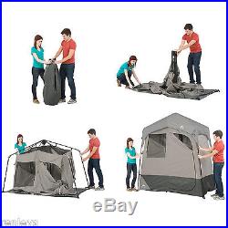 Ozark Trail 2-Room Instant Camping Shower/Utility Shelter, 7' x 3.5' x 84, Grey