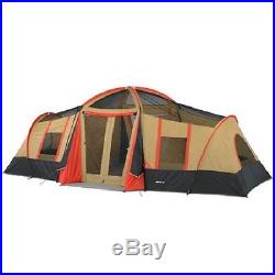 Ozark Trail 3-Room 10-Person Vacation Tent, Orange NEW WMT922.2A