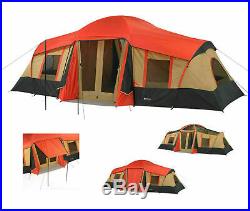 Ozark Trail 3 Room Cabin Tent 10 Person 20'x11' Large Camping Hunting Outdoor