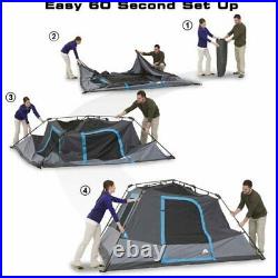 Ozark Trail 6-Person Dark Rest Instant Cabin Tent WMT-100966D New Free Shipping