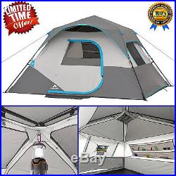 Ozark Trail 6 Person Instant Cabin Tent Camping Family Hiking Hunting 10'x9' New