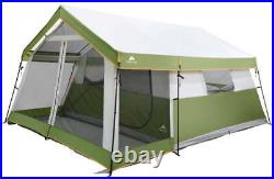Ozark Trail 8-Person Family Camping Cabin Tent 1 Room with Screen Porch Green