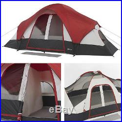 Ozark Trail 8 Person Instant Cabin Tent 16 x 8 ft 2 Room Family Camping Outdoor