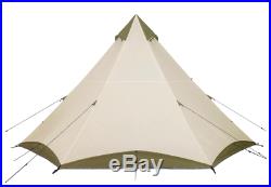 Ozark Trail 8 Person Teepee Tent Waterproof Camping Beach Festival Glamping Bell