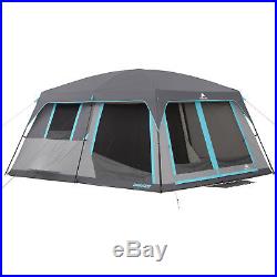 Ozark Trail Cabin 12 Person Tent 14' x 12' Half Dark Rest 2 Room Hiking Camping