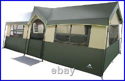 Ozark Trail Hazel Creek 12 Person Cabin Tent, 3 Rooms, Green WF-20984