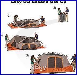 Ozark Trail Instant 13' X 9' Cabin Camping Tent, Sleeps 8