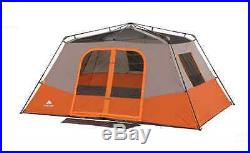 Ozark Trail Instant 8 Person Cabin Camping Tent, Family Hiking Dome WMT-13972