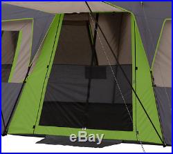 Ozark Trail Instant Cabin Tent 12 Person 3Rm 20x10' Family Outdoor Camping Tents