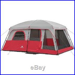 Ozark Trail Outdoor Instant Shelter Camping Hiking Cabin Tent 10 Person 2 Room