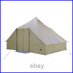 Ozark Trail Outdoorsman Single-Wall Hybrid 10 Person 1 Room Camping Tent, Beige