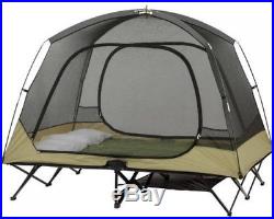 Ozark Trail Two-Person Cot Tent, Sleeps 2 Included Gear Loft, No Tax, New