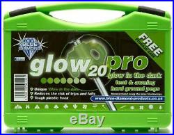 P222 Glow In The Dark Tent Awning Camping Heavy Duty Hard Ground Pegs Pro 20 Pk