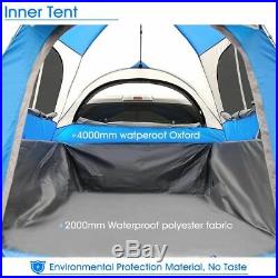 Peaktop Truck Tents for Mid Size Truck Bed Tent Inner&Outer 2 in 1 (Blue)