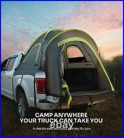 Pickup Truck Tent Waterproof PU2000mm Double Layer For Truck Bed Tent 5.5'-6