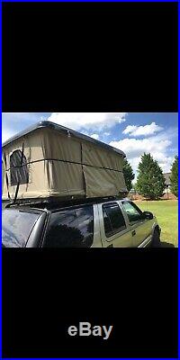 Pop Up ABS Hard Shell Camping Car/Truck/Suv/Van Roof Top Tent FREE shipping