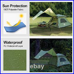 Pop Up Beach Tent 3-4 Person 83x83x55 Sun Shelter, Portable Outdoor shade US