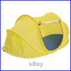 Popup Beach Tent Portable Foldable Outdoor Hiking Travel Camping Shelter Yellow