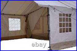 Porch for Alpha Wall Tent, Aluminum Frame, Angle Kits & Stakes Complete Bundle