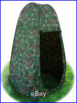 Portable Pop Up Tent Camping Beach Toilet Shower Changing Room Camouflag withBag