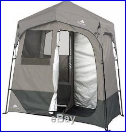 Privacy Shelter 2-Room Shower Tent Portable Outdoor Camping Utility Cabana New