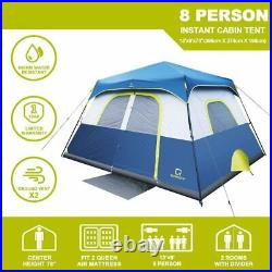QOMOTOP 1 People Fast 60 Seconds Easy Set Up Instant Cabin Tent, Camping Tent, P