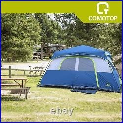 QOMOTOP 8 People Fast 60 Seconds Easy Set Up Instant Cabin Tent, Camping Tent, P