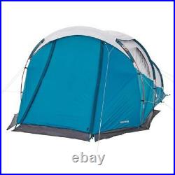 QUECHUA Arpenaz 4.1 FRESH & BLACK Family Camping Tent 4 Man Berth Person