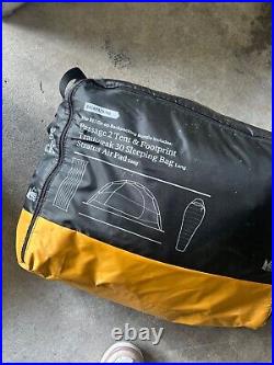 REI CO-op backpacking bundle tent & footprint, sleep bag, stratus air pad long