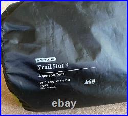 REI Co-Op Trail Hut 4 Person Tent with Footprint