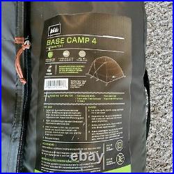 REI Co-op Base Camp 4 Tent with foot print Olive Green