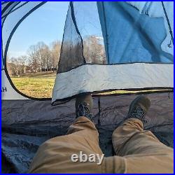REI Half Dome SL 3+ 3 Person Tent With Footprint And Rainfly Blue