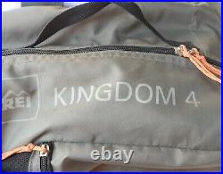 REI Kingdom 4 Deluxe 3 season tent (used 1 trip)