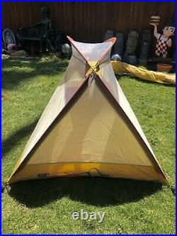 Rare VINTAGE 1979 Moss Starlet 2 person 3 season tent Made In Camden Maine USA