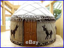 Real Kyrgys Yurt 13ft Felt & Water-resistant cover Yurts Kyrgystan Ger Tent