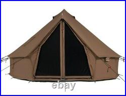 Regatta Canvas Bell Tent 5M Premium & Breathable 100% Cotton, Waterproof