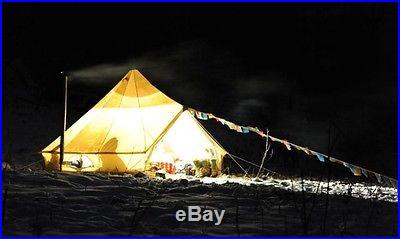 SIBLEY 500 Ultimate tent. Zipped Gsheet, Cotton Bell tent Yurt/Teepee Canvas New