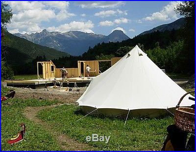 SIBLEY 500 Ultimate tent. Zipped Gsheet, Cotton Bell tent Yurt/Teepee Canvas New