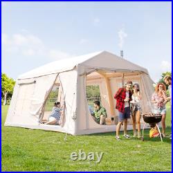 SLSY 8 Person Inflatable Camping Tent Blow Up Air Tent with Hand Pump Waterproof SLSY 8 Person Inflatable Camping Tent Blow Up Air Tent with Hand Pump Waterproof