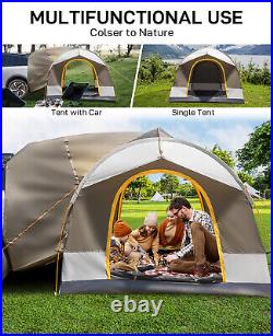 SUV Camping Tent Detachable Car Tent with Double Doors Waterproof PU2000mm