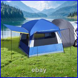 SUV Camping Tent with Rainfly Double Door Dual-Use CUV Car Tent for 4-6 Person SUV Camping Tent with Rainfly Double Door Dual-Use CUV Car Tent for 4-6 Person