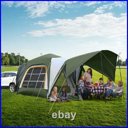 SUV Tents for Camping 6-8 People 10x10ft Pop Up Tailgate Tent with Awning &Porch