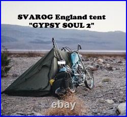 SVAROG England one wall harley davidson chopper motorcycle tent Gypsy Soul