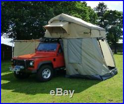 Sand Yellow Expedition Fold Out 3 Person Roof Top Tent