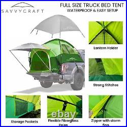 Savvycraft Waterproof Pickup Truck Tent Full Size Truck 5.5'-5.8', 6.4'-6.7' Bed