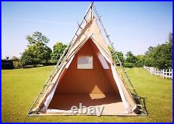 Scout Tent Triangle Teepee Camping Tent Single PolyesterLayer Cotton tipi tent