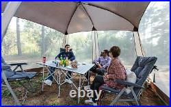 Screen House Room Outdoor Screened Canopy Tent Zippered Gazebos 8-10 Person