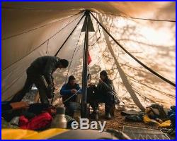 Seek Outside 8Man Tipi with Carbon Pole, Dual Mesh Doors, 2 liners, and Wood Stove