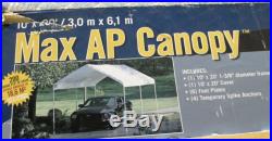 Shelter Logic 10' x 20' All Purpose Canopy Car Port Garage Tent #25757 / #31757