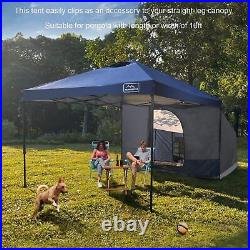 Side Tent, Camping Tent for 10' x 10' Pop Up Canopy, Easy Set Up Gray